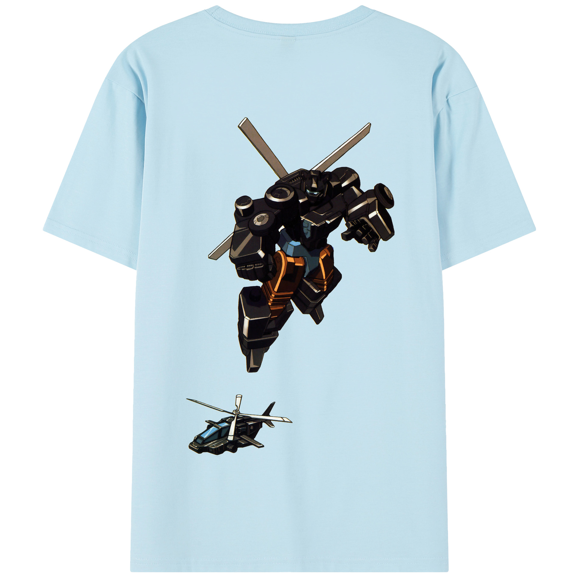 （画像用）  綿100％半袖Tシャツ（背面プリント）